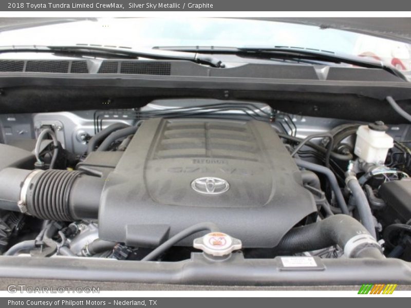 Silver Sky Metallic / Graphite 2018 Toyota Tundra Limited CrewMax