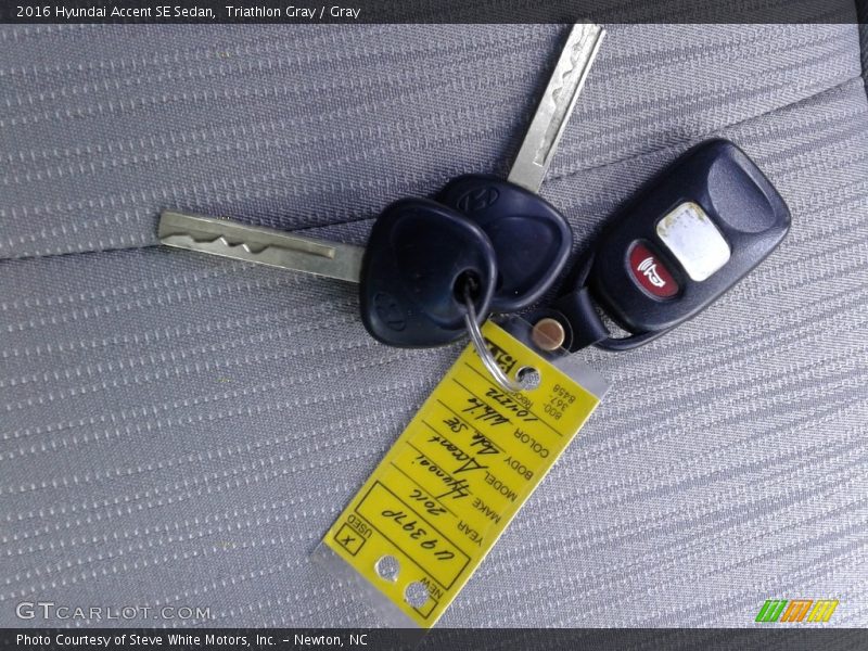 Triathlon Gray / Gray 2016 Hyundai Accent SE Sedan