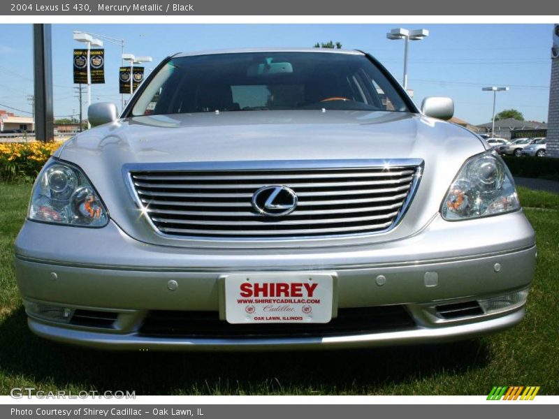 Mercury Metallic / Black 2004 Lexus LS 430