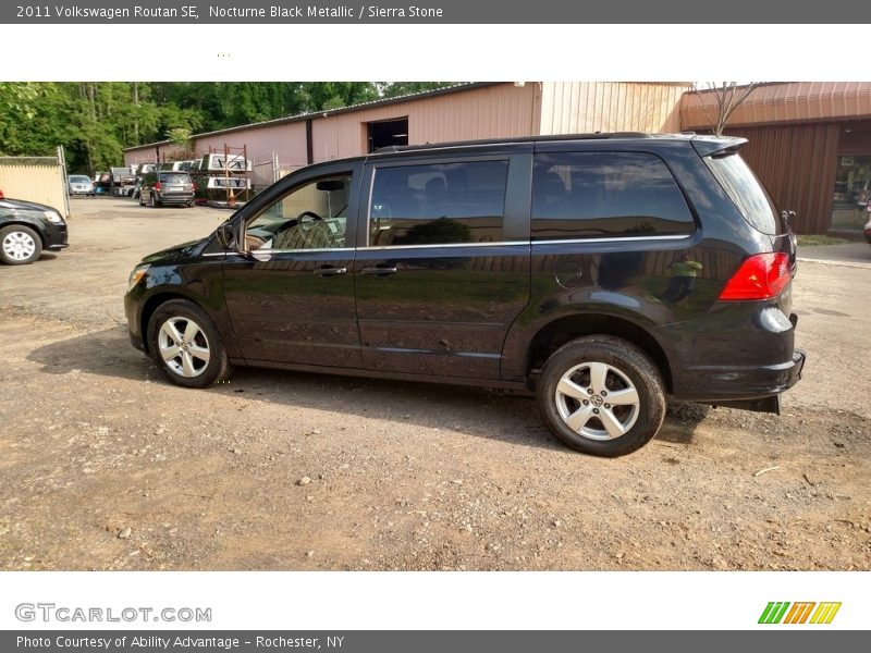 Nocturne Black Metallic / Sierra Stone 2011 Volkswagen Routan SE