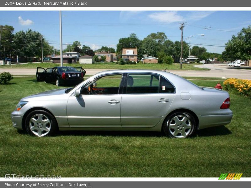 Mercury Metallic / Black 2004 Lexus LS 430