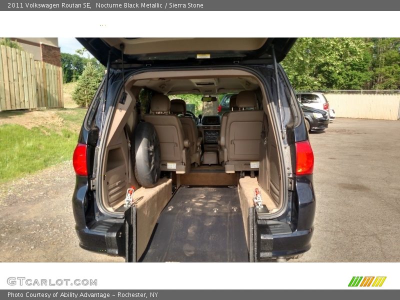 Nocturne Black Metallic / Sierra Stone 2011 Volkswagen Routan SE