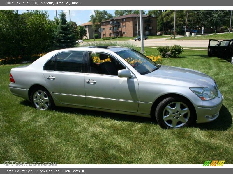 Mercury Metallic / Black 2004 Lexus LS 430