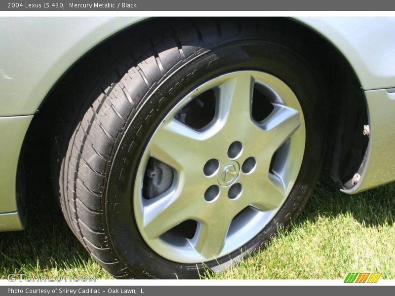 Mercury Metallic / Black 2004 Lexus LS 430
