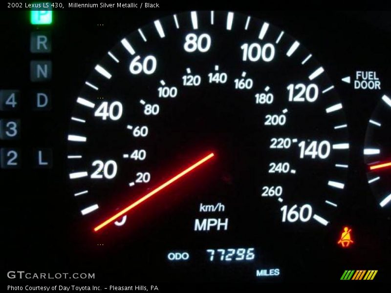 Millennium Silver Metallic / Black 2002 Lexus LS 430