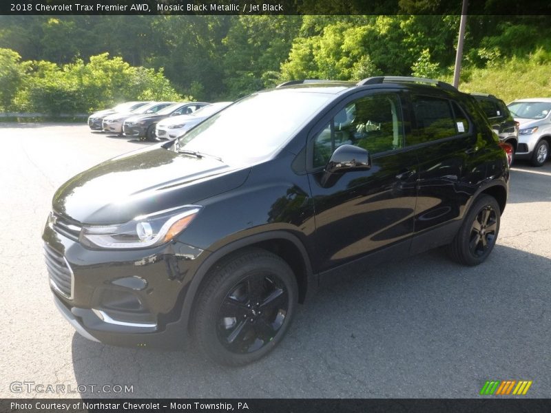 Mosaic Black Metallic / Jet Black 2018 Chevrolet Trax Premier AWD