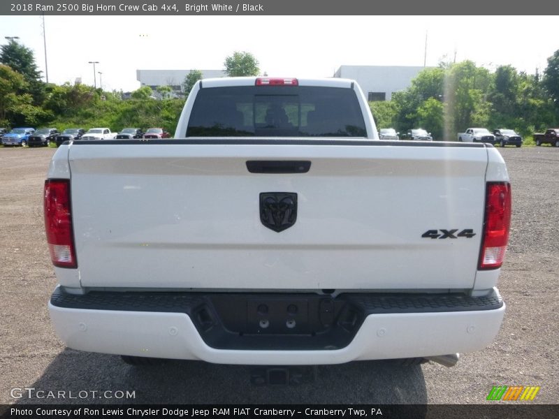 Bright White / Black 2018 Ram 2500 Big Horn Crew Cab 4x4