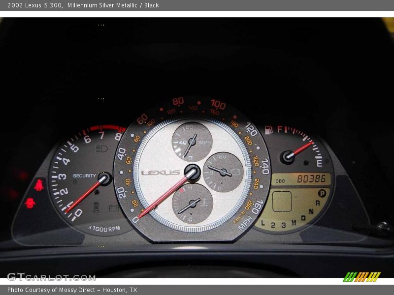 Millennium Silver Metallic / Black 2002 Lexus IS 300