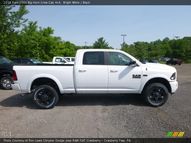 Bright White / Black 2018 Ram 2500 Big Horn Crew Cab 4x4