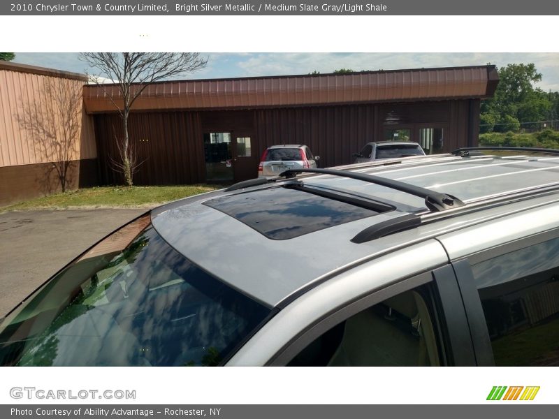 Bright Silver Metallic / Medium Slate Gray/Light Shale 2010 Chrysler Town & Country Limited