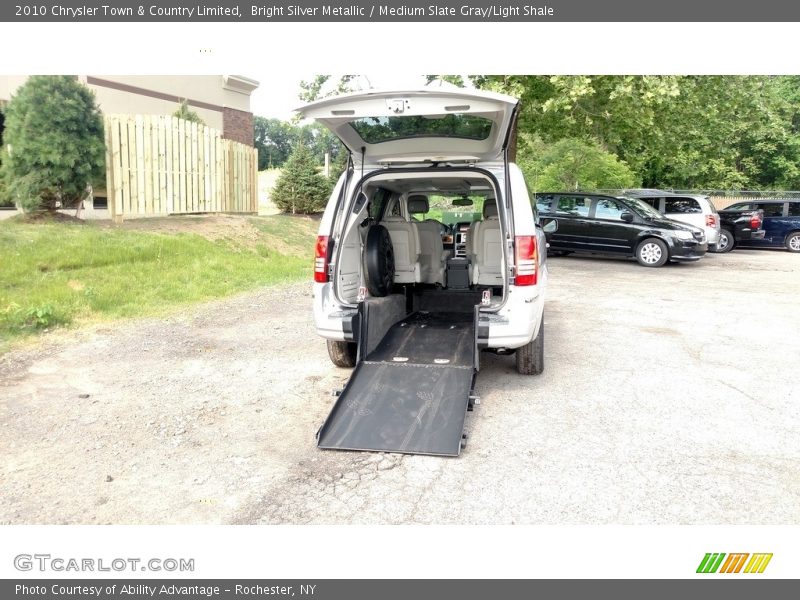 Bright Silver Metallic / Medium Slate Gray/Light Shale 2010 Chrysler Town & Country Limited