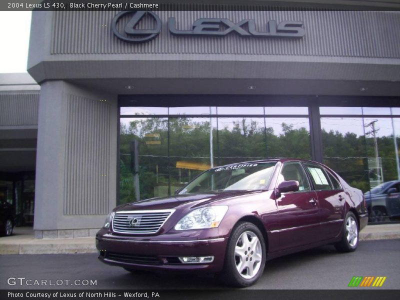 Black Cherry Pearl / Cashmere 2004 Lexus LS 430