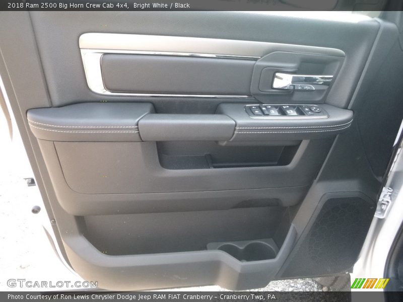 Bright White / Black 2018 Ram 2500 Big Horn Crew Cab 4x4