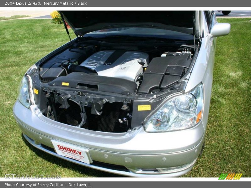Mercury Metallic / Black 2004 Lexus LS 430