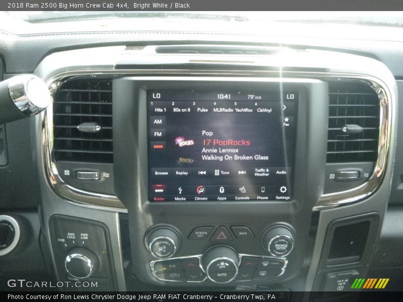 Bright White / Black 2018 Ram 2500 Big Horn Crew Cab 4x4