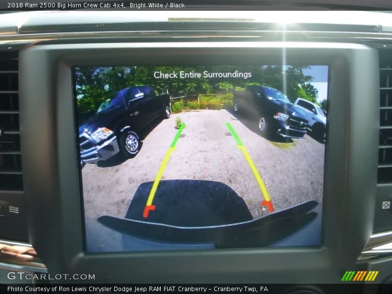 Bright White / Black 2018 Ram 2500 Big Horn Crew Cab 4x4