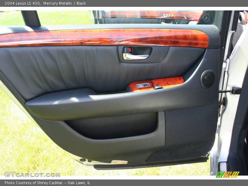Mercury Metallic / Black 2004 Lexus LS 430