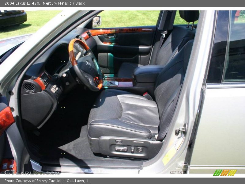 Mercury Metallic / Black 2004 Lexus LS 430