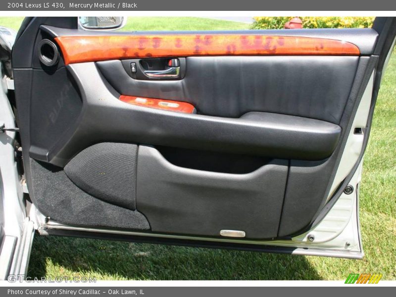 Mercury Metallic / Black 2004 Lexus LS 430