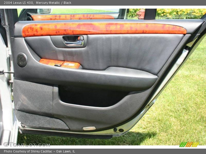 Mercury Metallic / Black 2004 Lexus LS 430