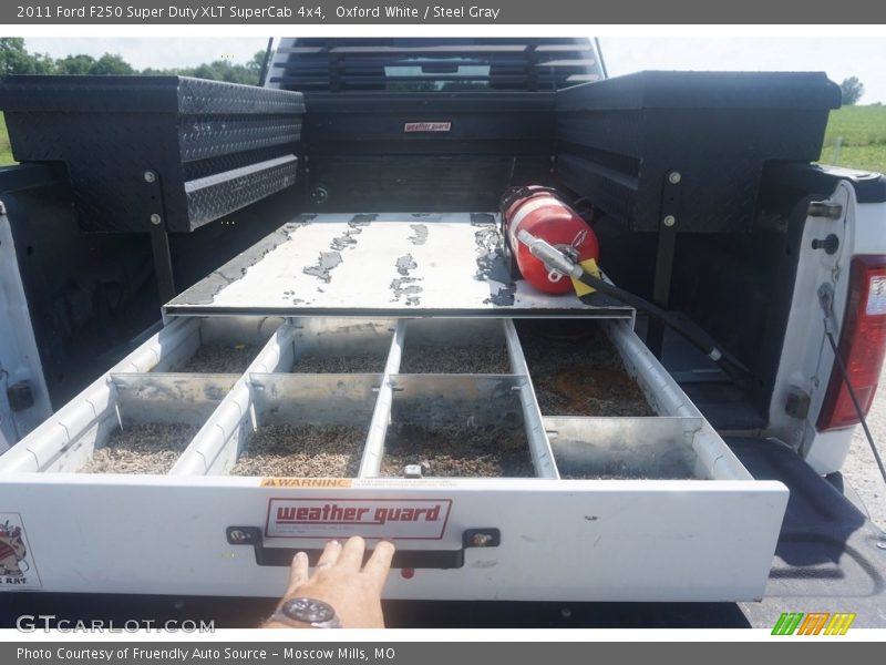 Oxford White / Steel Gray 2011 Ford F250 Super Duty XLT SuperCab 4x4