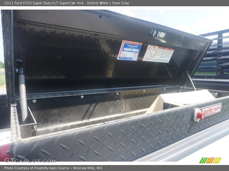 Oxford White / Steel Gray 2011 Ford F250 Super Duty XLT SuperCab 4x4