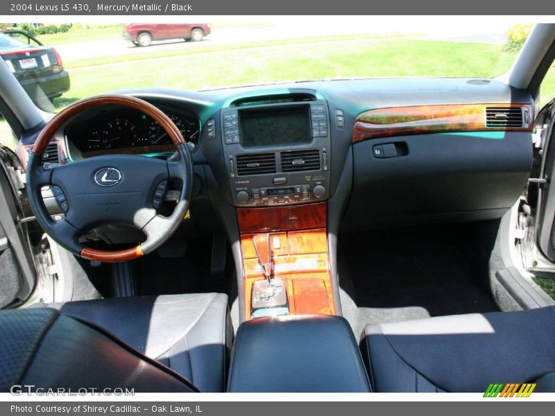 Mercury Metallic / Black 2004 Lexus LS 430