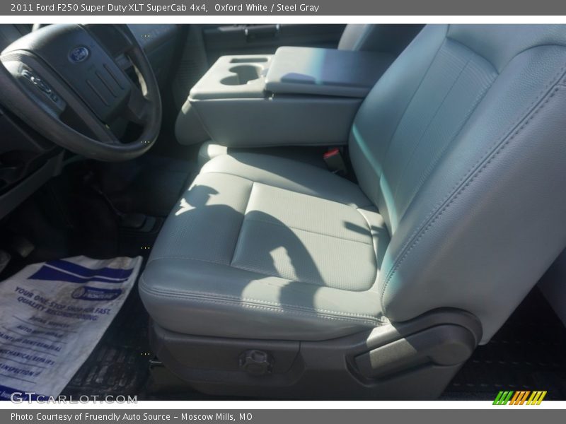 Oxford White / Steel Gray 2011 Ford F250 Super Duty XLT SuperCab 4x4