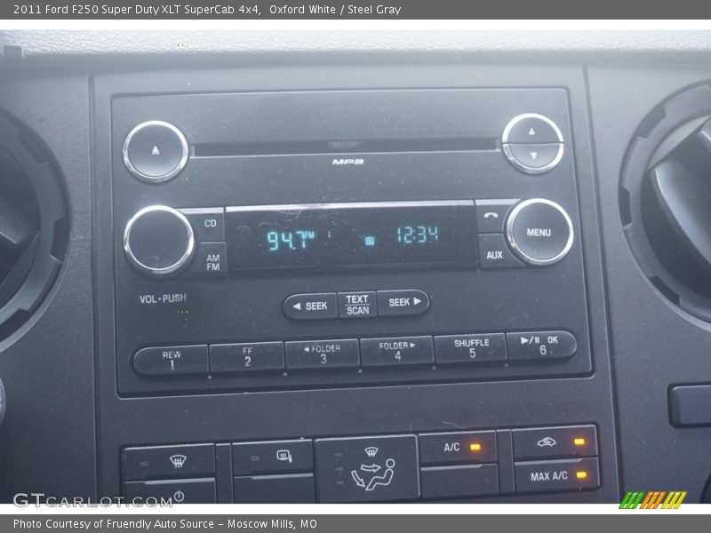 Oxford White / Steel Gray 2011 Ford F250 Super Duty XLT SuperCab 4x4