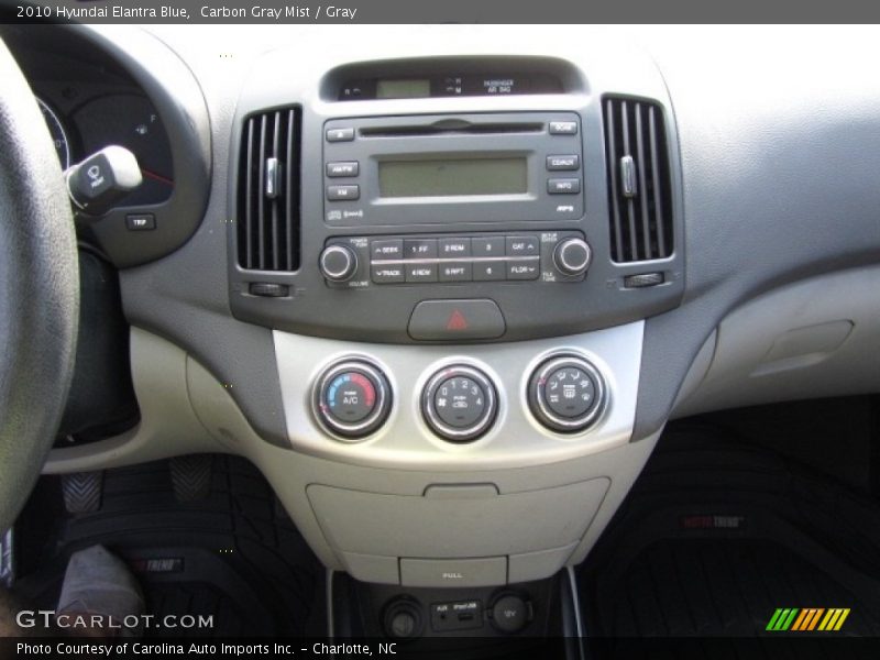 Carbon Gray Mist / Gray 2010 Hyundai Elantra Blue
