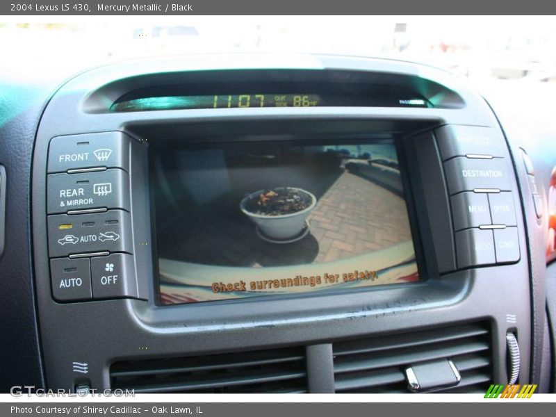 Mercury Metallic / Black 2004 Lexus LS 430