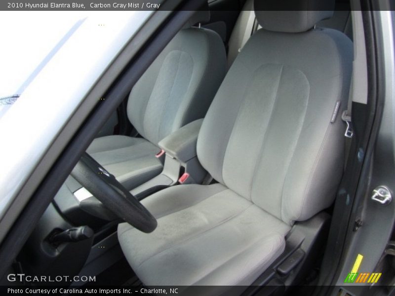 Carbon Gray Mist / Gray 2010 Hyundai Elantra Blue