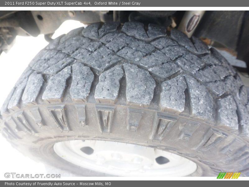 Oxford White / Steel Gray 2011 Ford F250 Super Duty XLT SuperCab 4x4