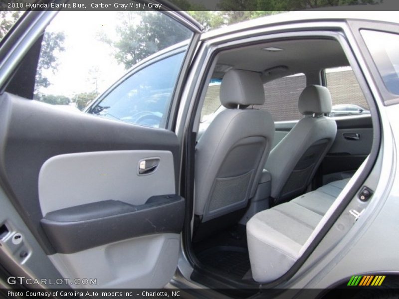 Carbon Gray Mist / Gray 2010 Hyundai Elantra Blue