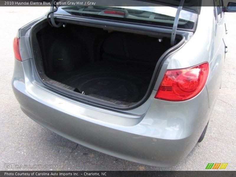 Carbon Gray Mist / Gray 2010 Hyundai Elantra Blue