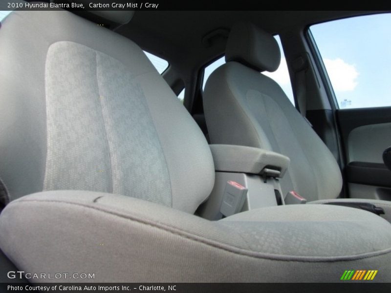 Carbon Gray Mist / Gray 2010 Hyundai Elantra Blue