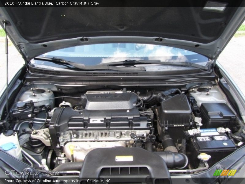Carbon Gray Mist / Gray 2010 Hyundai Elantra Blue