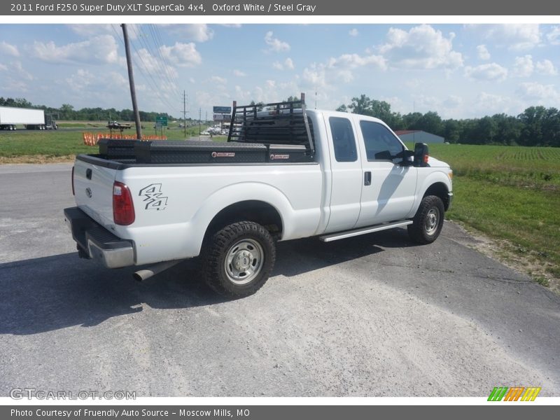 Oxford White / Steel Gray 2011 Ford F250 Super Duty XLT SuperCab 4x4