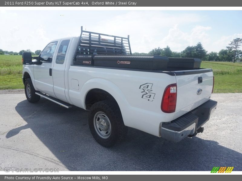 Oxford White / Steel Gray 2011 Ford F250 Super Duty XLT SuperCab 4x4