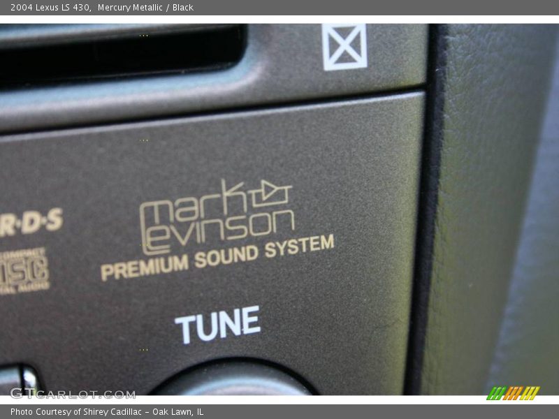 Mercury Metallic / Black 2004 Lexus LS 430
