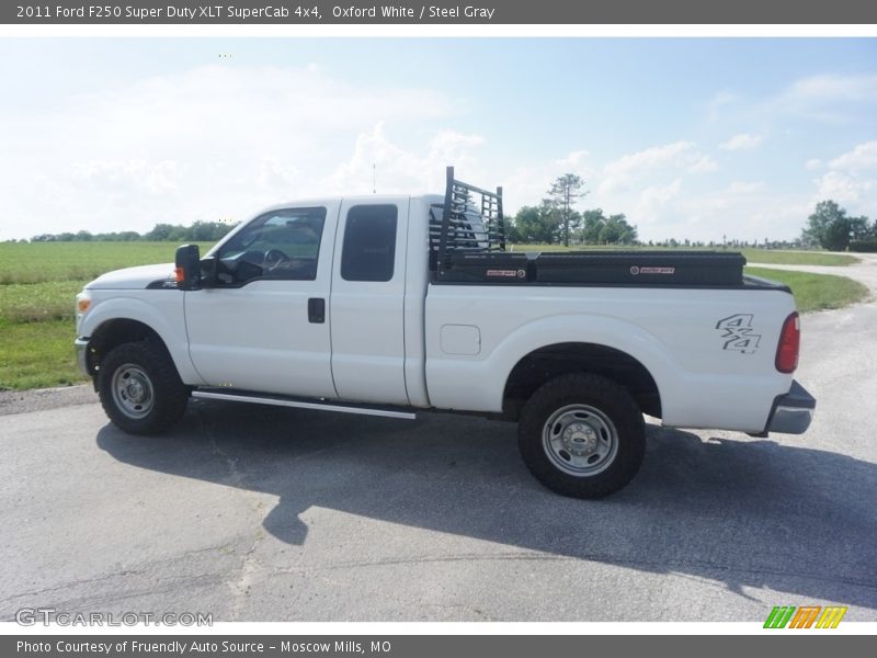 Oxford White / Steel Gray 2011 Ford F250 Super Duty XLT SuperCab 4x4