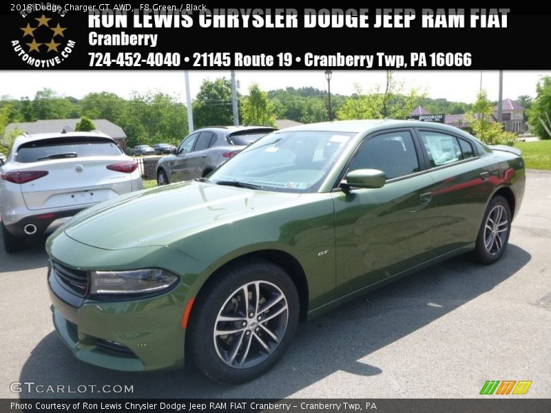 F8 Green / Black 2018 Dodge Charger GT AWD