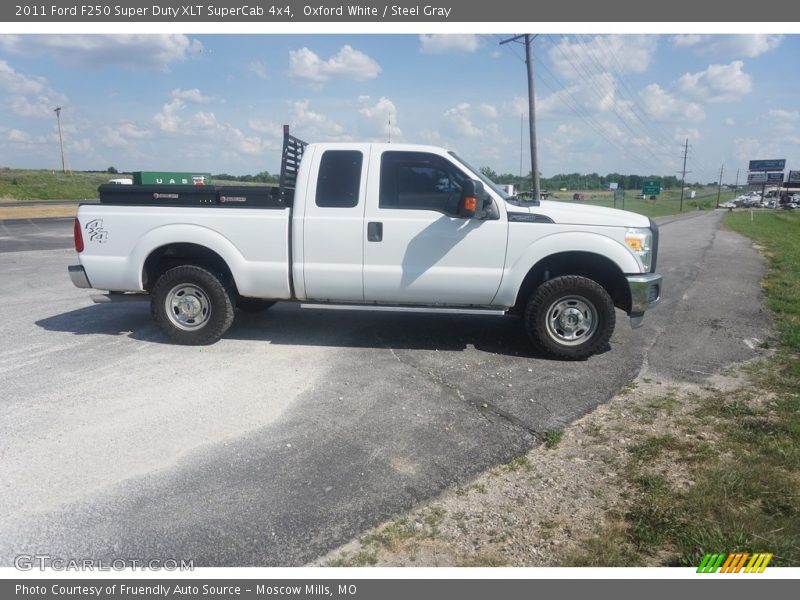 Oxford White / Steel Gray 2011 Ford F250 Super Duty XLT SuperCab 4x4