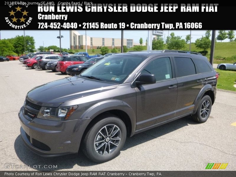 Granite Pearl / Black 2018 Dodge Journey SE AWD