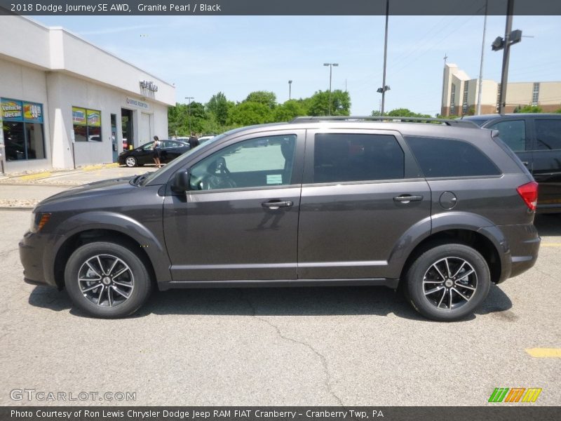 Granite Pearl / Black 2018 Dodge Journey SE AWD