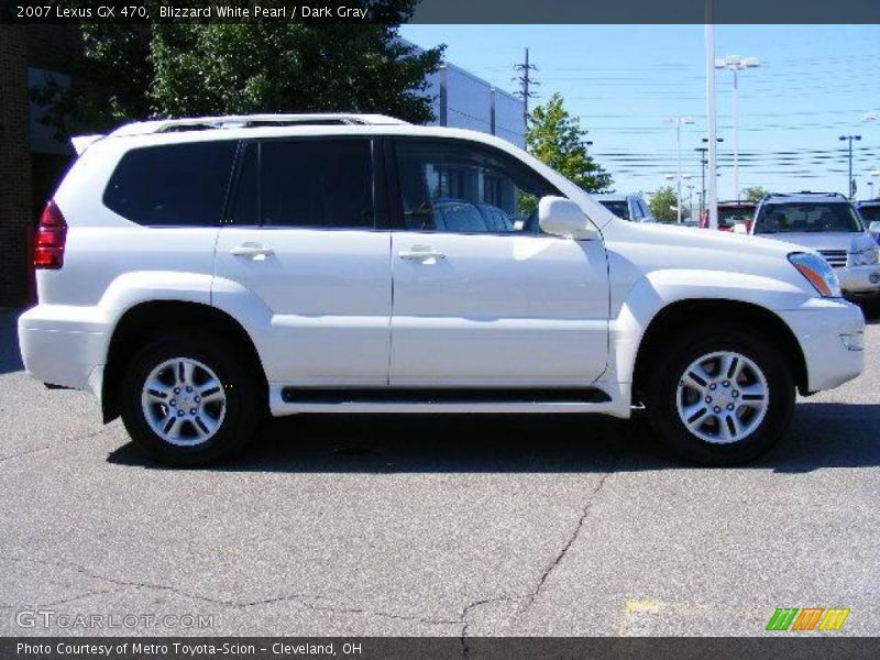 Blizzard White Pearl / Dark Gray 2007 Lexus GX 470