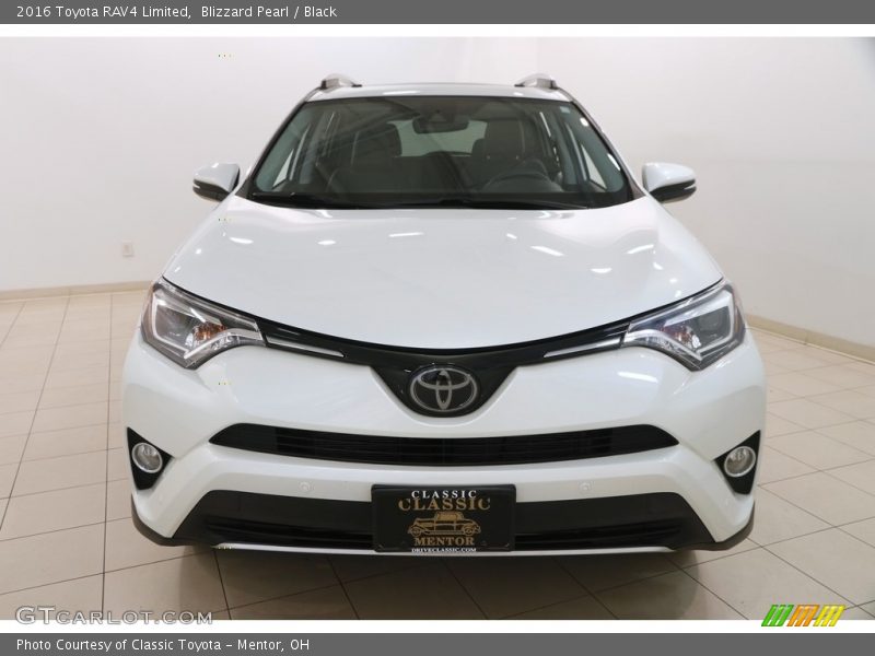 Blizzard Pearl / Black 2016 Toyota RAV4 Limited
