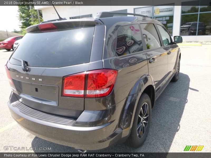 Granite Pearl / Black 2018 Dodge Journey SE AWD