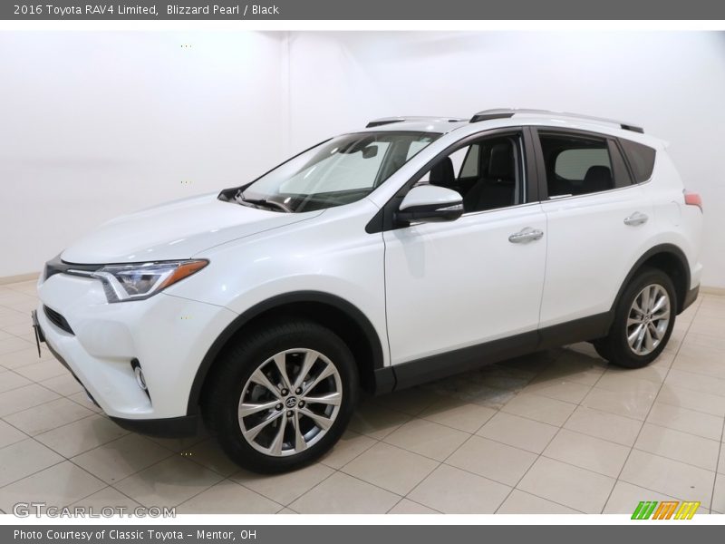 Blizzard Pearl / Black 2016 Toyota RAV4 Limited