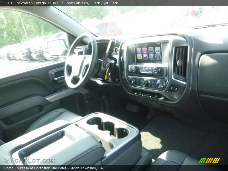Black / Jet Black 2018 Chevrolet Silverado 1500 LTZ Crew Cab 4x4